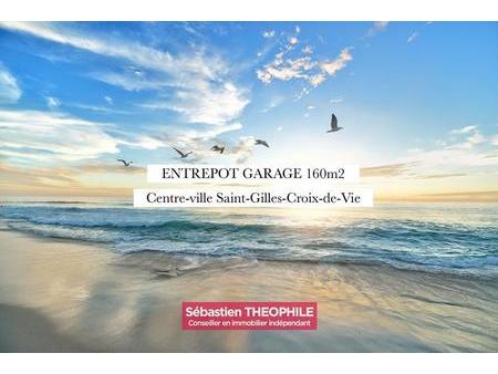 entrepôt garage 160m2 - terrain centre saint gilles croix de vie