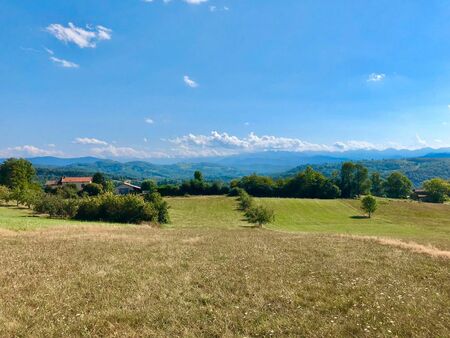 magnifique terrain vue pyrénées