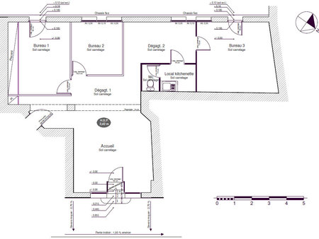 local commercial de 96m² à proximité de la place carnot - idéal pour divers commerces ou b