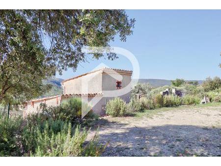 viager villa deux niveaux avec terrasse et mazet vue imprenable sur esparron de verdon et.