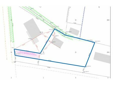 vente terrain 849 m²