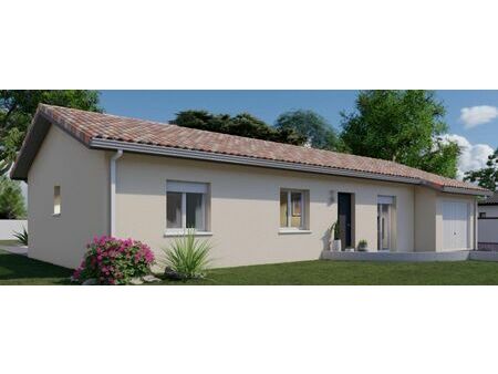 maison de plain-pied 84m² habitables + garage