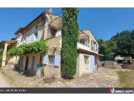 vente maison 6 pièces 99 m² dieulefit (26220)