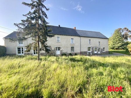 a vendre blot immobilier - landujan (35360) - longère - 6 chambres - terrain 5 867 m²