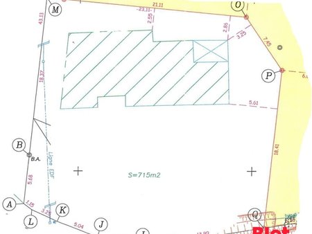 a vendre blot immobilier à l'hermitage terrain à bâtir de 715m2 viabilisé