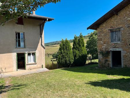 maison ancienne à rénover - 100 m² + dépendance et jardin - tramayes