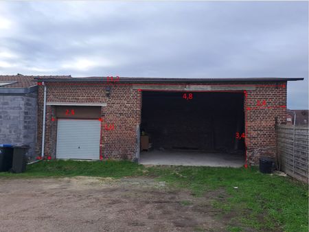 hangar de stockage / parking 72m²