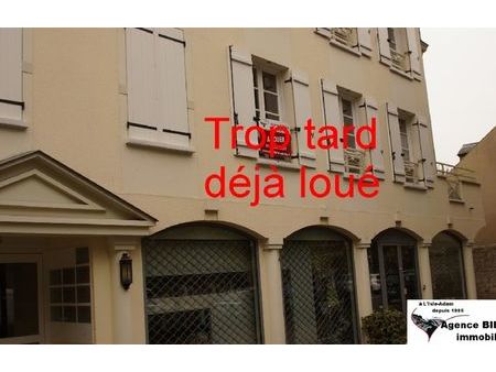 location appartement 2 pièces 47 m² l'isle-adam (95290)