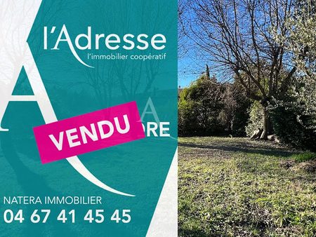 vente terrain 305 m²