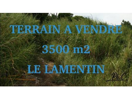 vente terrain 3500 m²