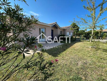 maison de plain pied - 3 chambres - double garage