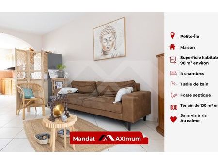 vente maison 4 pièces 98 m² saint-pierre (97410)