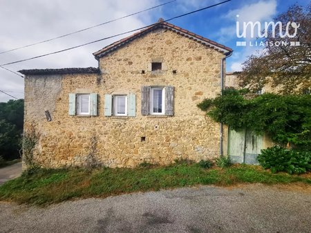 mazet de hameau à chassiers  2ch  2220m² plein sud