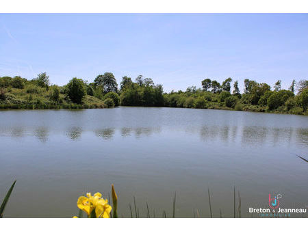 terrain de loisirs de 3 ha 90 avec un plan d'eau de 1 ha 40