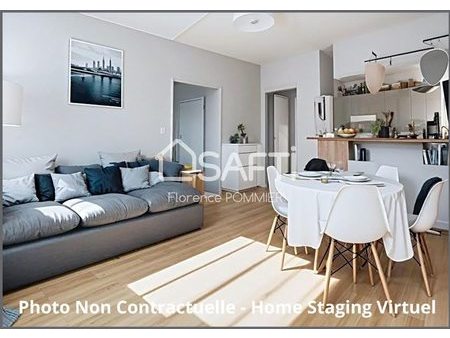 vente appartement 3 pièces 51 m²