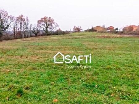 terrain constructible 4200 m2 plat  arboré à monpazier