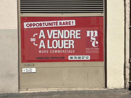 à vendre : murs commerciaux d'exception - 170 m2 en plein centre historique de...