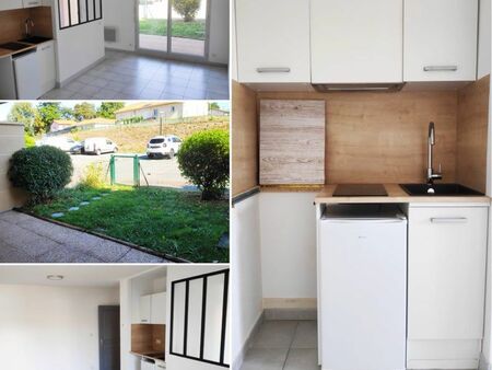 a louer appartement t1 30m2 avec jardin