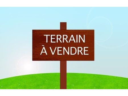 vente terrain à batir 757 m²