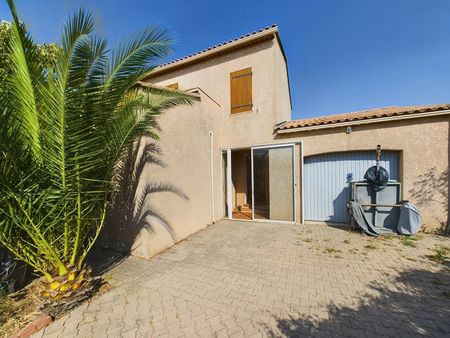 hyeres - secteur almanarre - maison de 85m2 + 26m2 de garage sur un terrain de 450m2