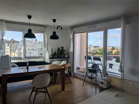 colombes bel appartement familial meuble dernier etage