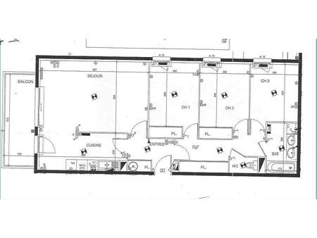 appartement 4 pièces 86 m²