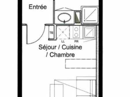 launaguet : t1 26 m² dans résidence fermée avec 2 parkings - vendu loué