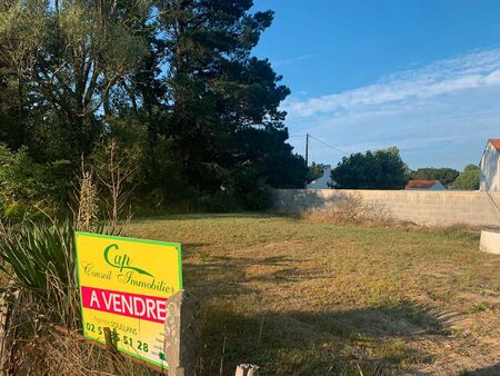 terrain 500 m² saint hilaire de riez