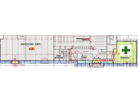 local bureaux 57 m²