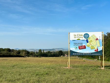 superbe terrains constructibles lotissement clos de l'étang