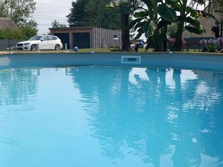 longère rénovée avec piscine