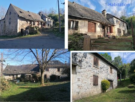 maisons  longère  à rénover  puit  four  plusieurs habitations