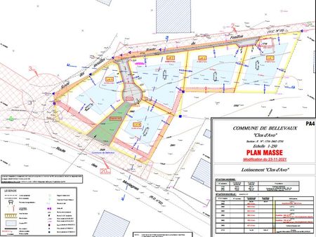 vente parcelle n°3 bellevaux