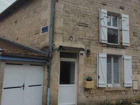 20mn de saint dizier maison de village 80m2 a chevillon en haute marne (52) avec petit ter