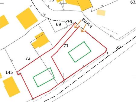 vente terrain au mesnil-rouxelin (50000) : à vendre / 650m² le mesnil-rouxelin