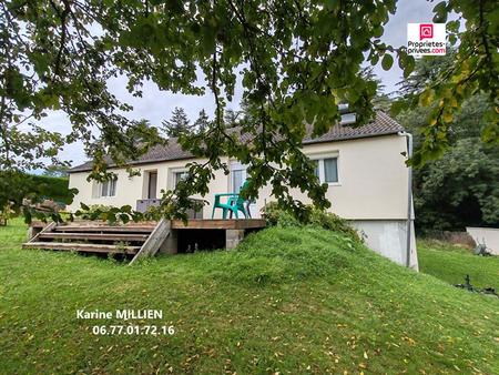 saint lubin des joncherets 28350 - maison individuelle de plain-pied avec 3 garages - terr