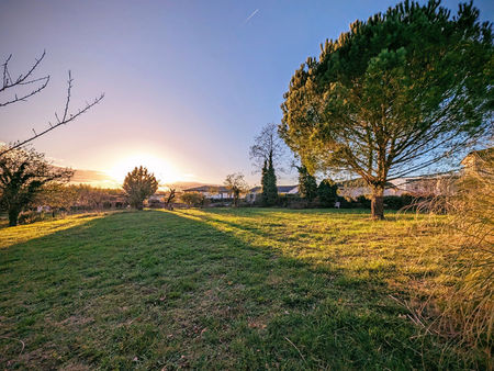 terrain viabilisé de 1100m² à vendre sur la commune de garidech.