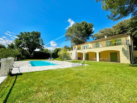 exclusivité villa biot 5 pièces 256 m² terrain 7000 m² accès privé brague