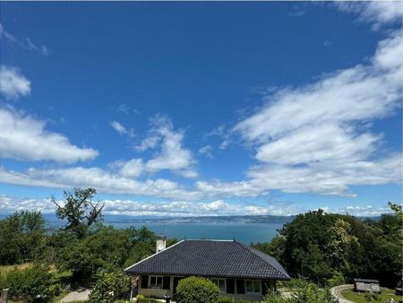 terrain avec une vue panoramique sur le lac !