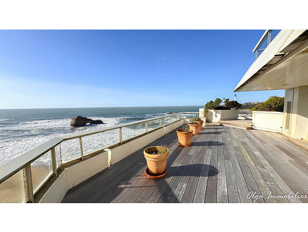 co-exclusivité - biarritz miramar t4 avec terrasse de 103m2