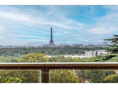 saint-cloud - vue sur paris - 3 chambres - balcon.