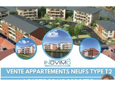 vente appartement 2 pièces 41 m² gravelines (59820)