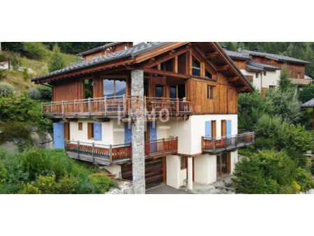 chalet avec vue panoramique et terrasse peisey-nancroix (73)