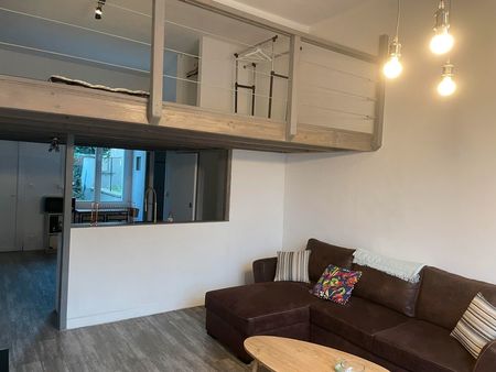 appartement avec mezzanine + jardin gare sncf