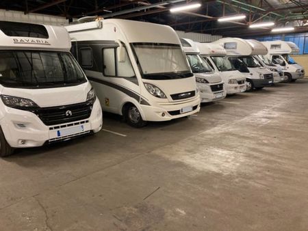 hivernage camping car  caravane