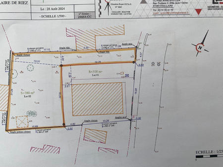 vente terrain à saint-hilaire-de-riez (85270) : à vendre / 380m² saint-hilaire-de-riez