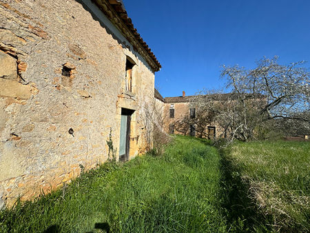 maison en pierre à rénover avec jardin