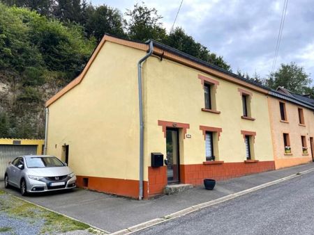 maison 3 faç (3 ch) avec garage et jardin