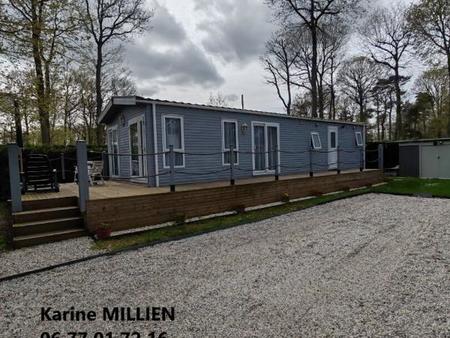 marcilly sur eure mobil home entierement meuble et equipe - 2 chambres - terrasse - cabano