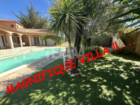 jolie villa provençale de type 5 avec piscine  sur 1049m² de terrain ....